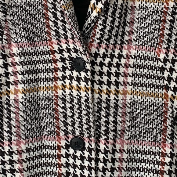 NWT!💝 Sebby Plaid Two Button Woven Coat - Picture 6 of 6